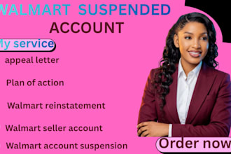 reinstate your walmart seller account and fix suspension