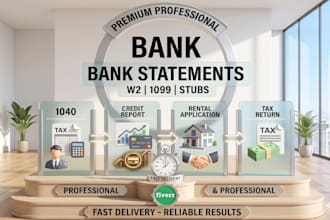 reconcile bank statement PDF to editable format