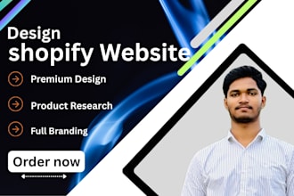 design a professional shopify store or shopify website for your business