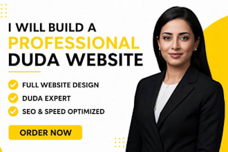 design duda website duda landing page business website