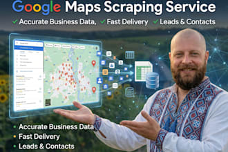 perform google maps data scraping to extract targeted b2b business leads
