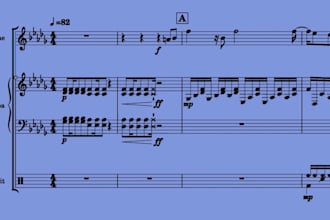 compose and arrange music scores for you