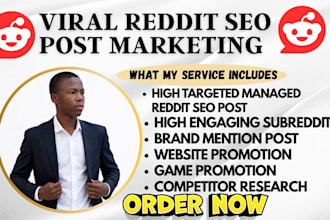 grow and manage reddit seo post ig to promote company item ai app saas tool