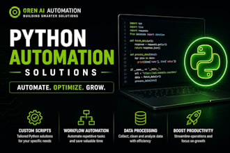 build custom python automation tools and dashboards