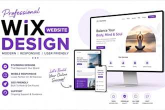 build wix website, salon and hotel booking wix website, real estate wix