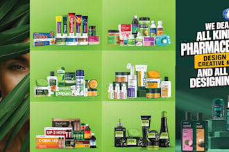 design professional medicine label and pharmaceutical packaging design