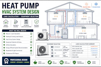 heat pump hvac system load calculation equipment selection