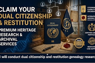 conduct dual citizenship and restitution genealogy research