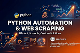 build a python automation or web scraping script