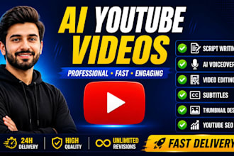 create ai youtube videos with professional thumbnails