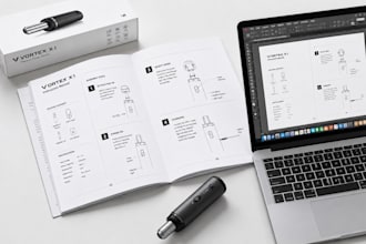 design user guide, product manual instruction  manual for any launch product