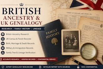 do british ancestry UK genealogy research english scottish welsh family history