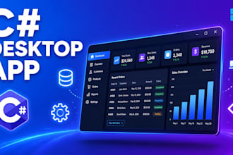 develop a custom windows desktop application