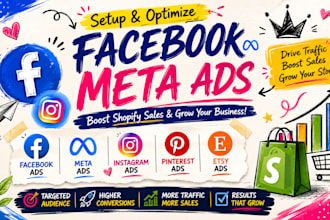 setup fb meta ads campaign instagram pinterest tiktok ads to boost shopify sales