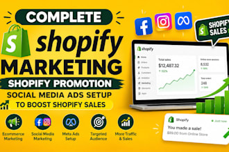 boost shopify sales promote ecommerce marketing social media marketing meta ads
