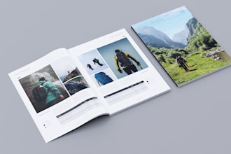 design a professional product brochure or catalogue