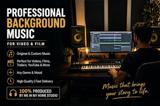 produce background music for your film or video