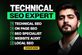 do technical SEO website audit on page and fix issues