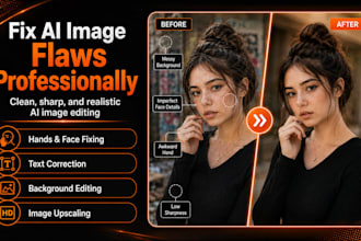 fix ai image flaws, edit text, upscale, enhance, and retouch your ai images
