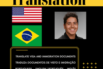 translate portuguese and english documents