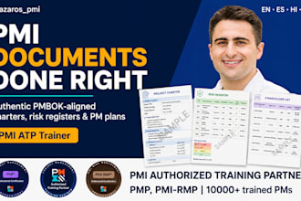 write project management documents and templates pmbok aligned