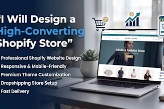 design and redesign shopify store