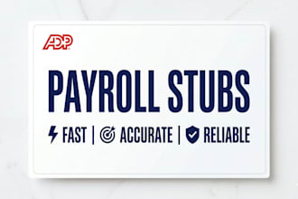 do stubs, form w2, 1040 and 1099 urgent fast