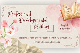 developmental editor for your manuscript