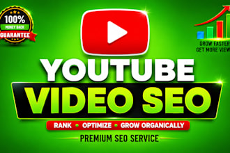 do youtube video SEO and optimize your videos for growth
