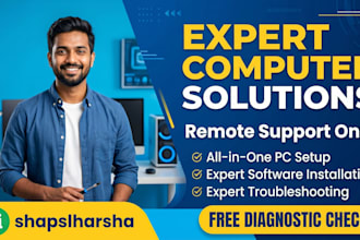 be your remote IT support technician and fix windows issues