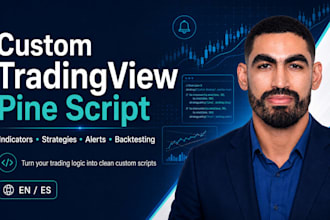 create custom tradingview pine script indicators and strategies