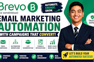 setup brevo sendinblue email marketing automation with campaigns