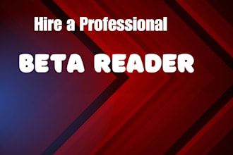 beta read your romance novel for detailed feedback