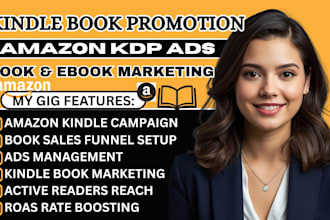 do book promotion and ebook marketing using kindle ads and amazon kdp ppc