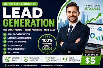 do b2b lead generation and list building