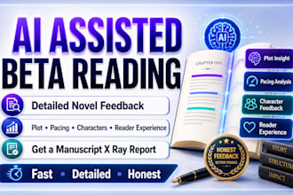 be your beta reader for novel critique using specialized ai analysis