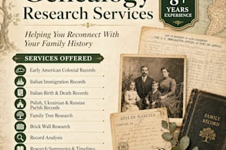 research your family history