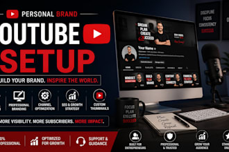 create and set up a personal brand youtube channel