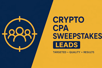 deliver crypto, forex and bank lead generation