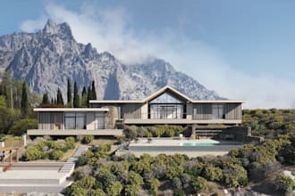 assignment building modeled in revit, remodel your terrain dtm in civil 3d, dem