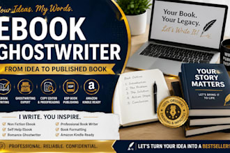 ebook ghostwriter KDP book writer ghost book writer non fiction book writer