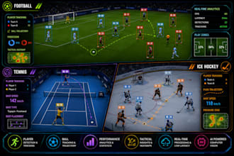 build real time sports computer vision for football, basketball and handball