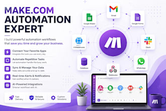 build make com automation workflows and integrations