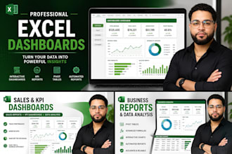 create professional excel dashboards and automated reports