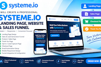 create systeme io landing page systeme io website expert systeme io sales funnel