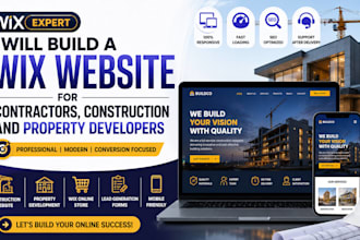 wix online store construction wix website property development website contracto