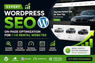 optimize wordpress SEO and onsite automation for car rental business in italian
