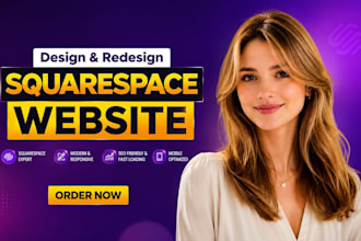 build squarespace website, design squarespace website development