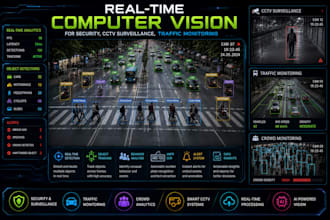do real time computer vision for security, cctv surveillance, traffic monitoring