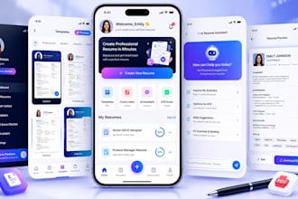 build a resume builder CV maker and cover letter mobile app